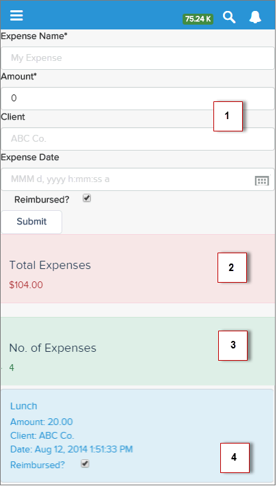 Lightning app in Salesforce1