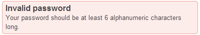 Field-level error