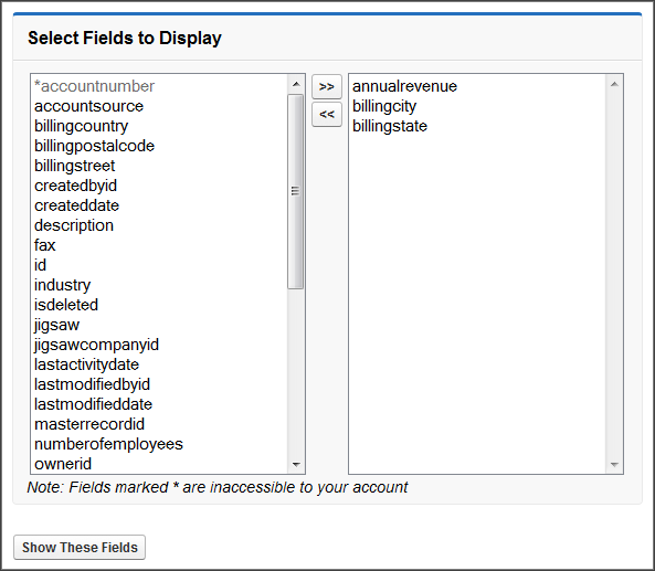Dynamic Visualforce: Presenting a list of fields to display