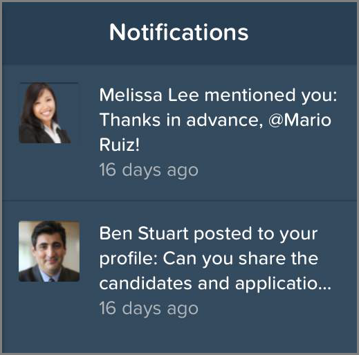 Notifications for Mario Ruiz