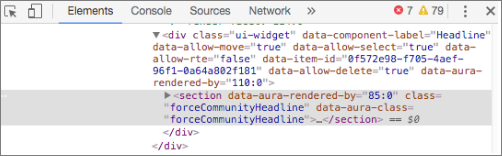 Chrome DevTools inspector