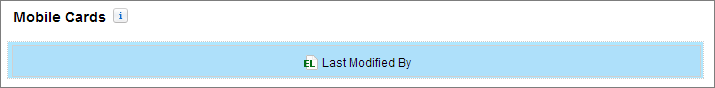 Expanded Lookup in the Mobile Cards section of a page layout