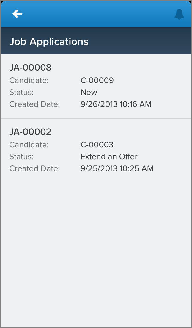 A Position’s Related Job Applications