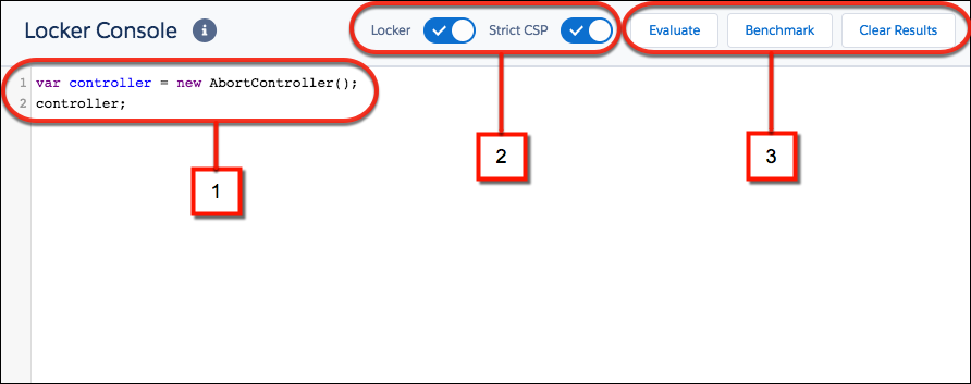 Locker Console functionality