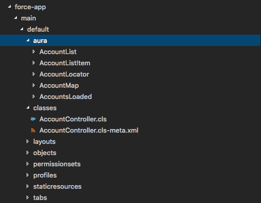 screen shot of aura directory
