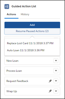 Click Resume Paused Actions to see paused flows.