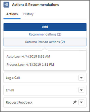 Click Resume Paused Actions to see paused flows.