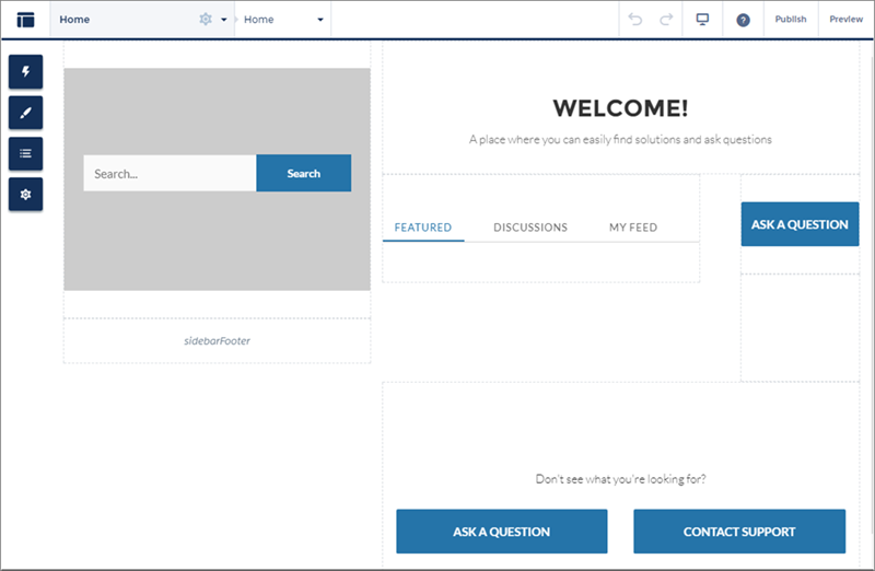 Sample theme layout