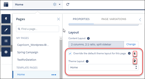 Theme Layout property