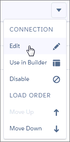 Edit CMS Connection
