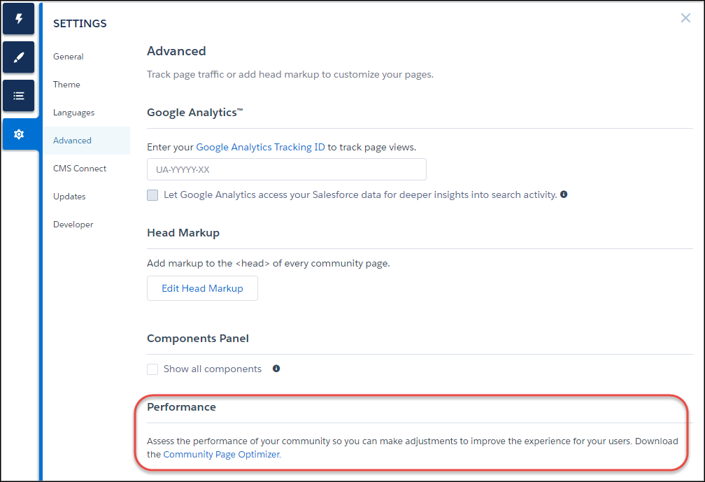Link to Community Page Optimizer