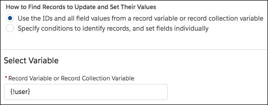 Update Records element