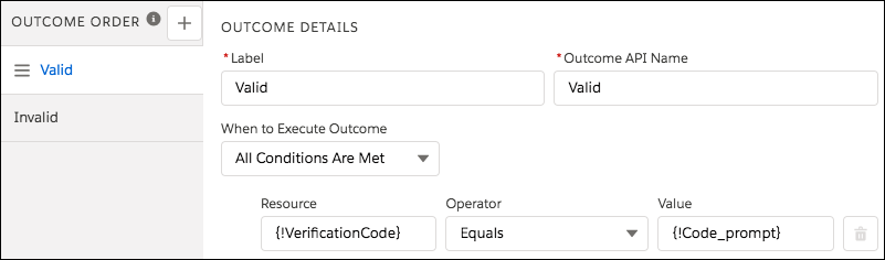 Create a decision element