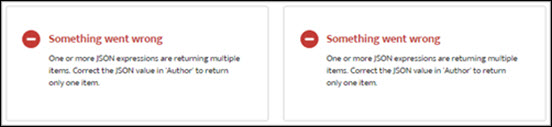 example error message