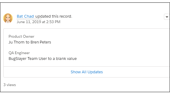 A bundle of feed tracked changes