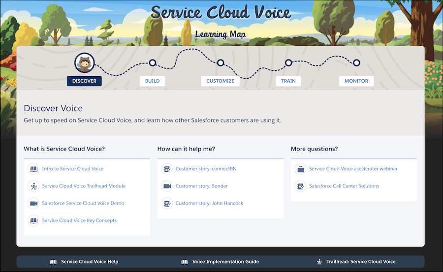 learning map home page