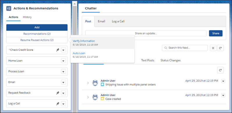 Click Resume Paused Actions to see paused flows.