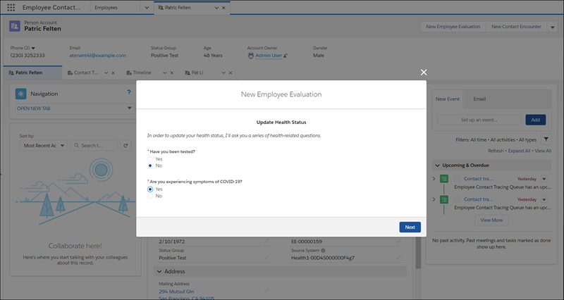 Employee evaluation