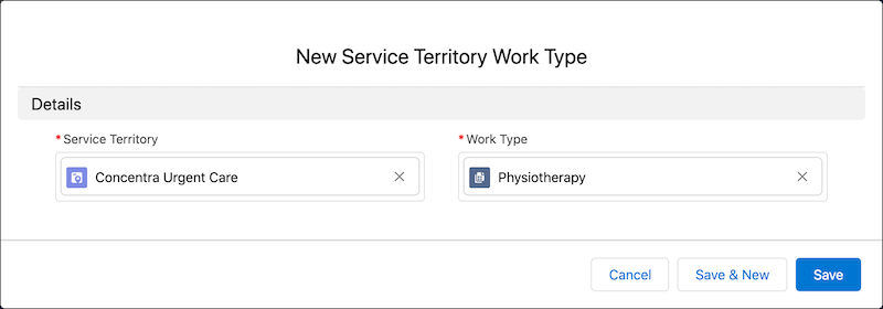 image of a work type assigned to a service territory