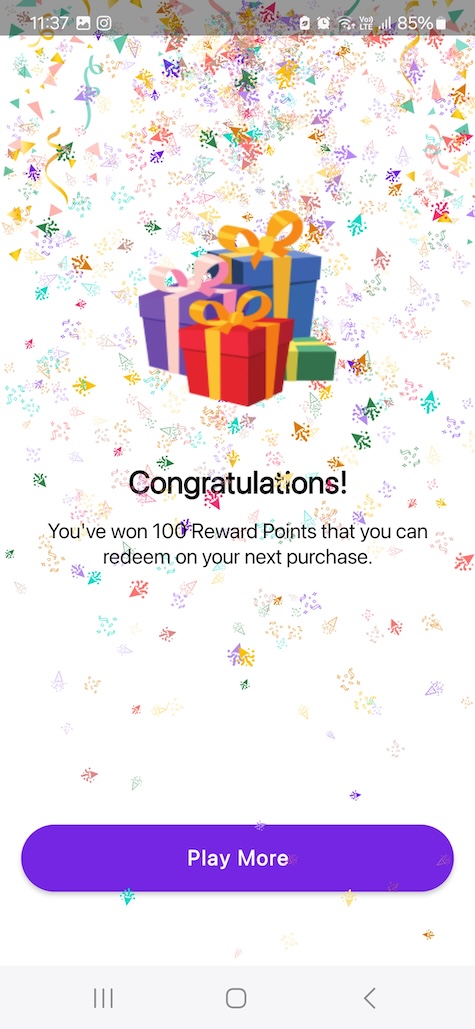 Won Reward