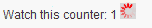 A refresh counter stating, "Watch this counter: 1"