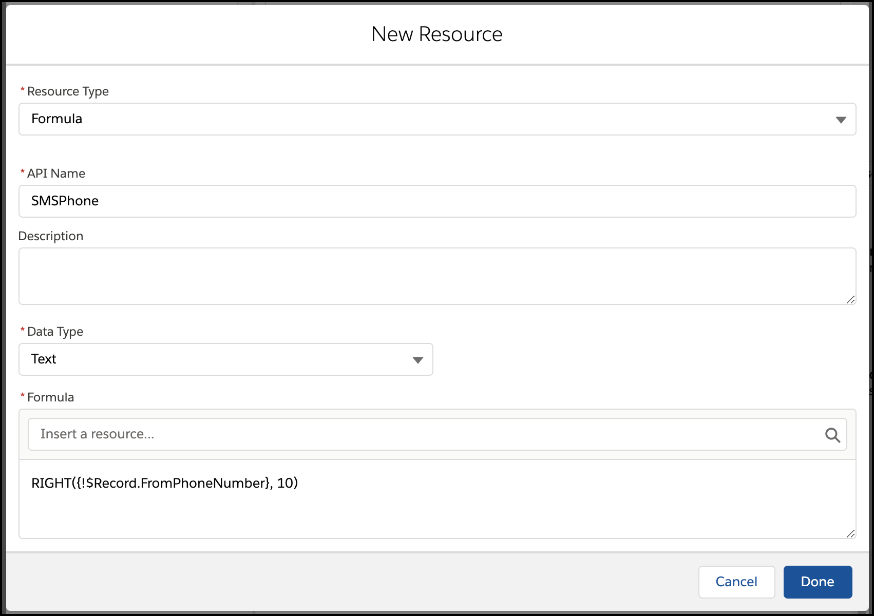 Add new resource