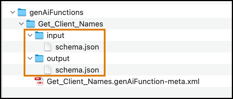 GenAiFunction folder structure