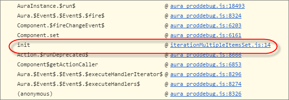browser console stack trace