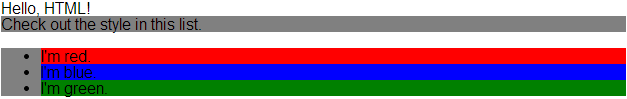 helloHTML output