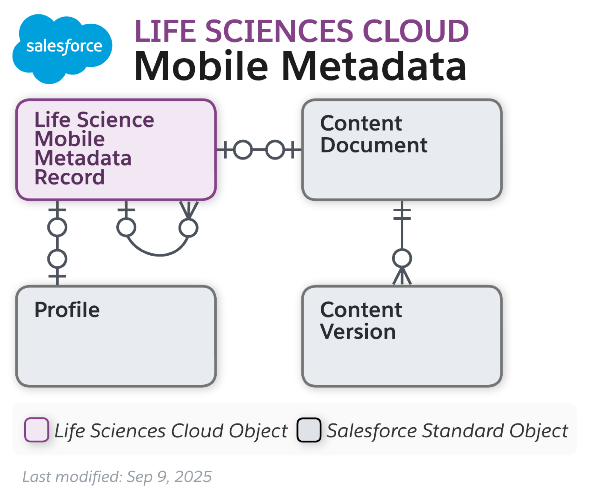 The data model diagram for Advanced Therapy Management with Health Cloud objects and Salesforce Scheduler objects.