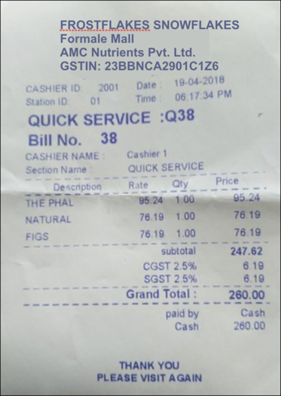 Receipt Image