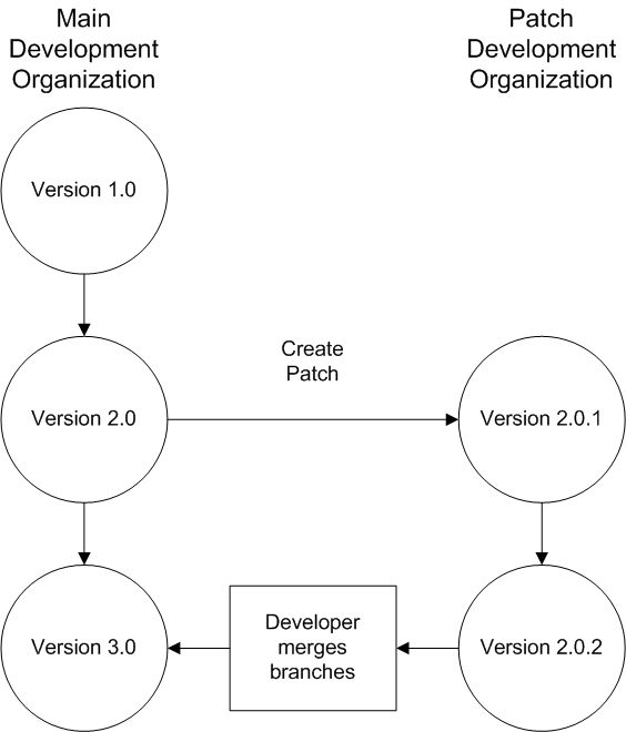 Flow diagram of patch uploads