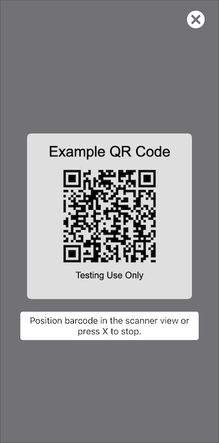 Lightning web component scanning a barcode