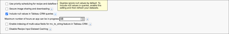 Null handling preference in Setup