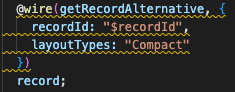 Offline LWC validation error in VS Code