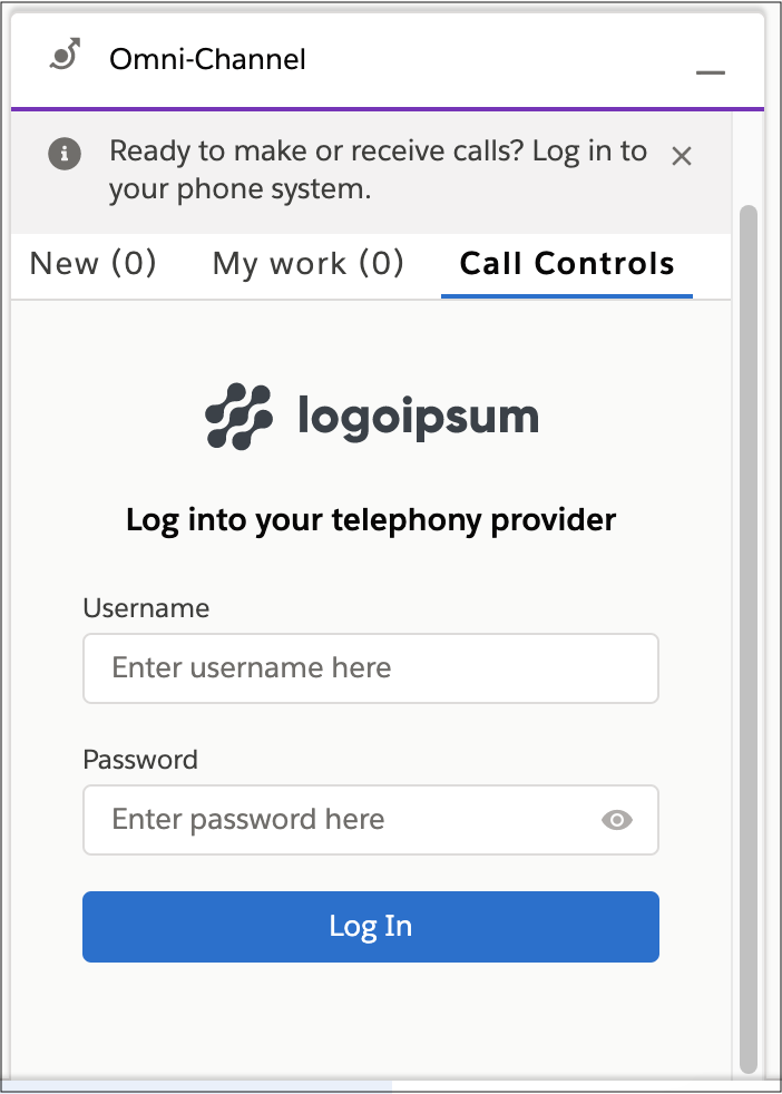 Omni login window