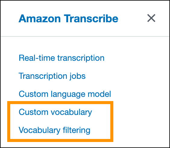 Amazon Transcribe