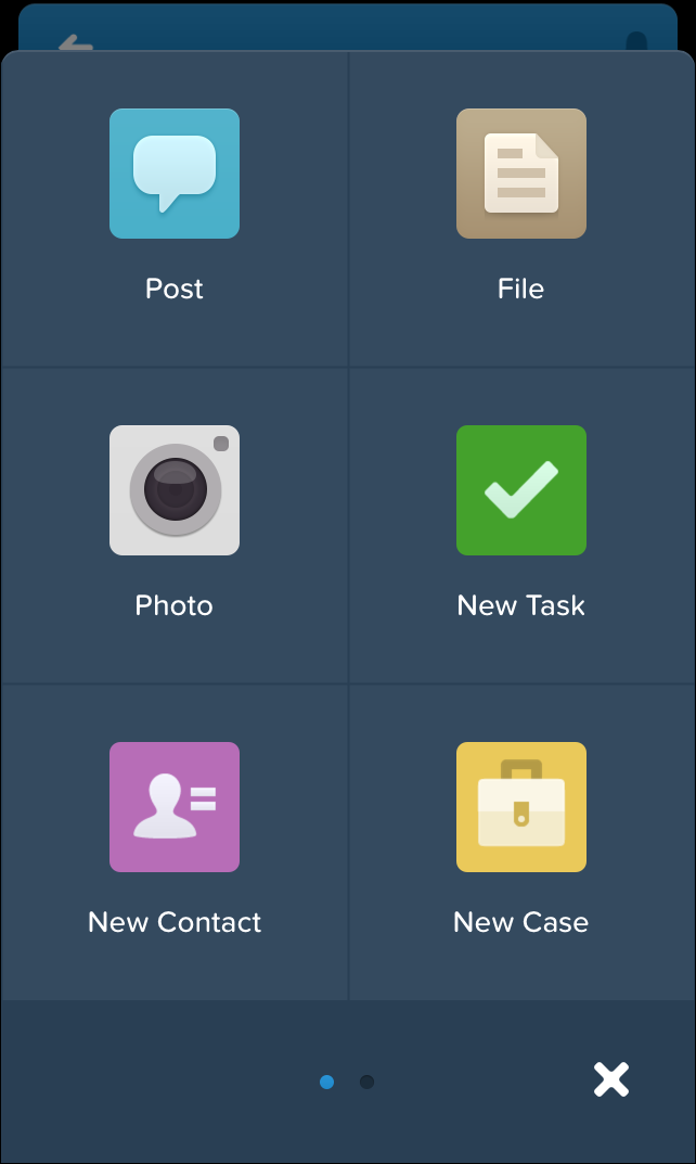 Salesforce1 パブリッシャー