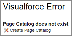 Visualforce [クイック修正] 画面: Catalog ページの作成