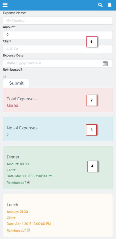 Salesforce1 での Lightning アプリケーション