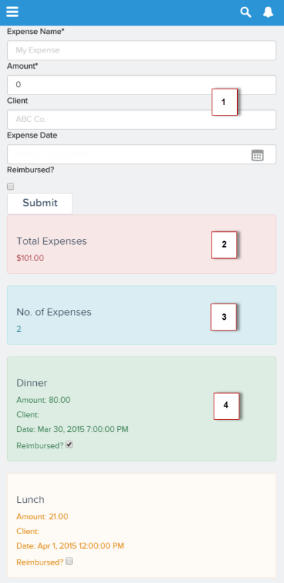 Salesforce1 の Lightning コンポーネント