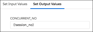フローに SessionPlugin 従来の Apex アクションの出力を保存します。
