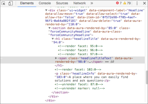 カスタム CSS でのテンプレート要素の上書き | Experience Cloud 開発者ガイド | Salesforce Developers